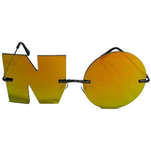 6000 | Gold Mirror NO Novelty Sunglasses
